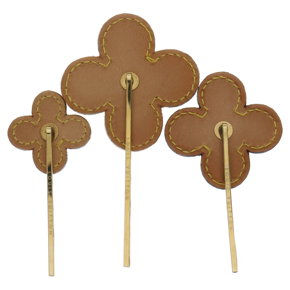 LOUIS VUITTON(ルイヴィトン) ヴェルニ バレッタ・フルール ヘアピン ゴールド M92259 レディース