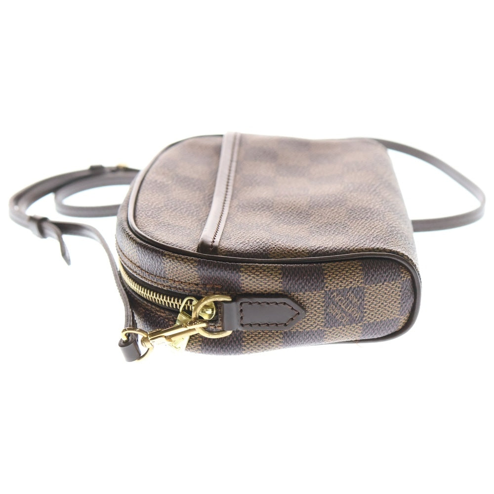 LOUIS VUITTON(ルイヴィトン) ダミエ イパネマ レザーショルダーバッグ