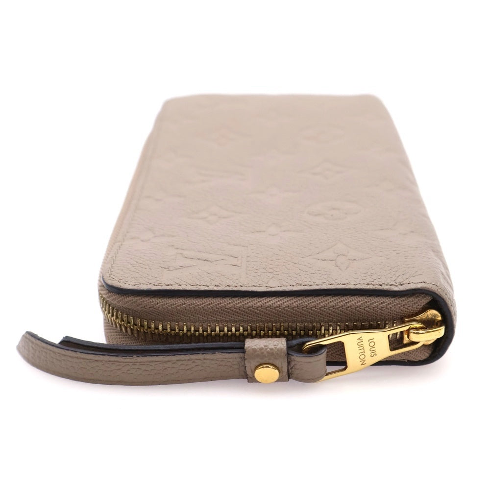 LOUIS VUITTON(ルイヴィトン) アンプラント ジッピーウォレット ロングウォレット 長財布 ベージュ レザー M69034 ゴールド金具 レディース