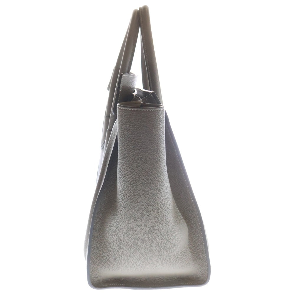 CELINE(セリーヌ) ラゲージ ミニ ショッパー ベージュ レザー ハンドバッグ レディース