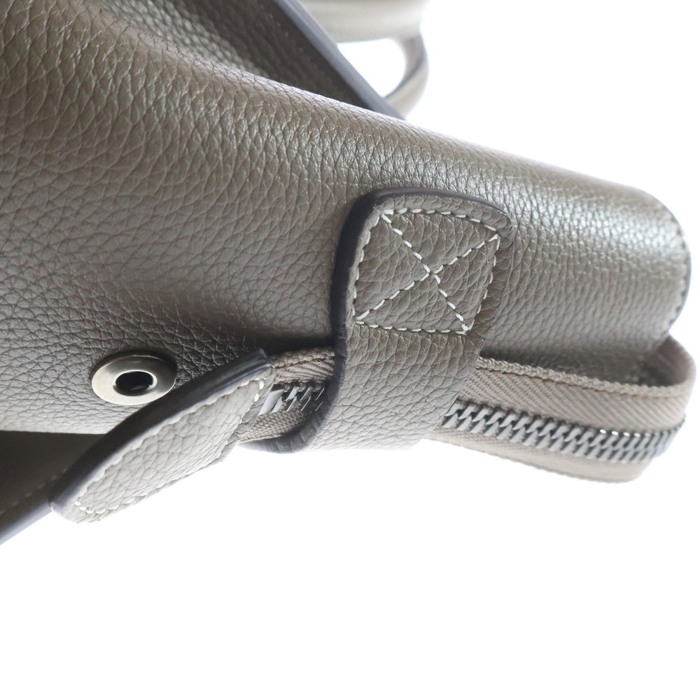 CELINE(セリーヌ) ラゲージ ミニ ショッパー ベージュ レザー ハンドバッグ レディース