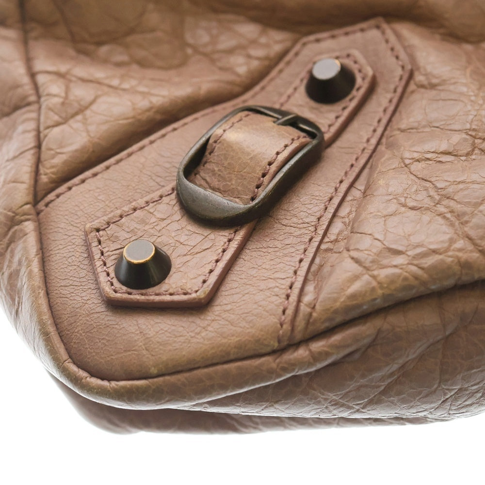 BALENCIAGA(バレンシアガ) ザ・タウン 2WAYハンドバッグ ショルダーバッグ スモーキーピンク レザー 240579 ブロンズ金具 レディース