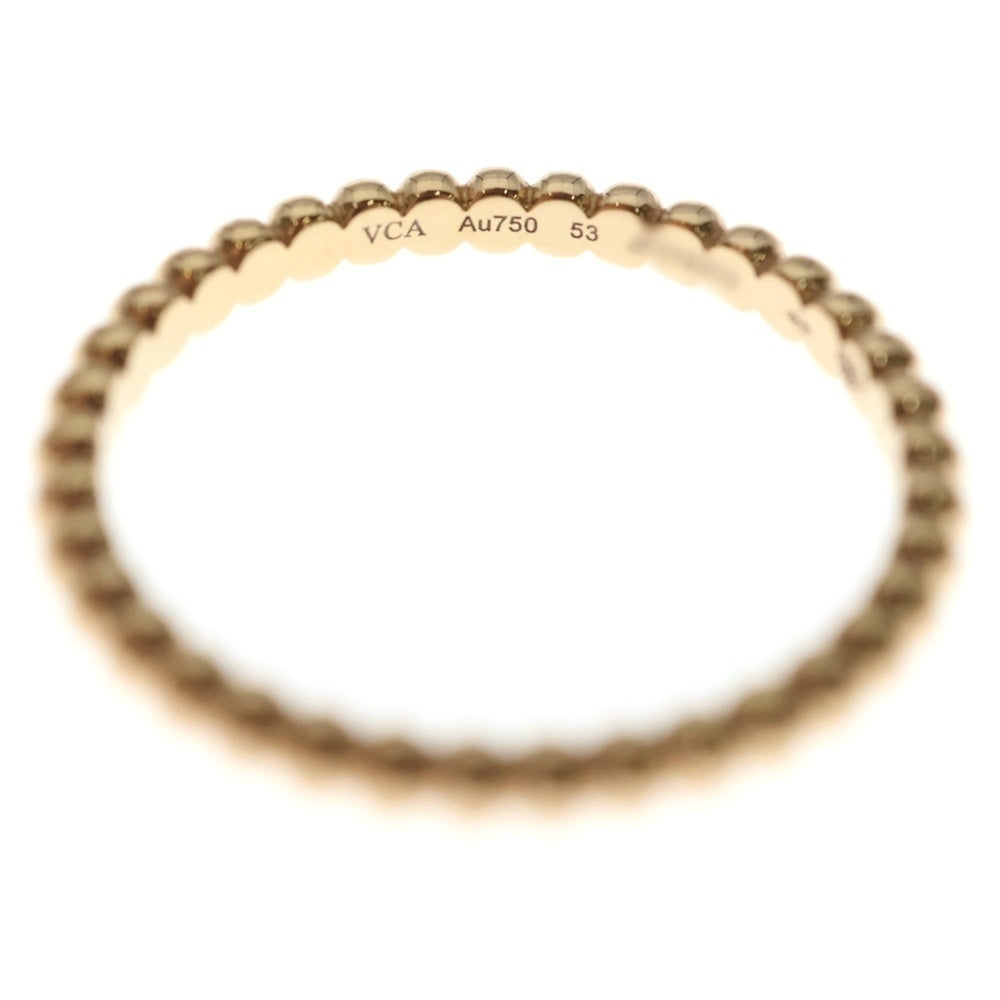 Van Cleef & Arpels(ヴァンクリーフアンドアーペル) ペルレ スモール リング ピンクゴールド K18PG #53 VCARN33053 ジュエリー レディース
