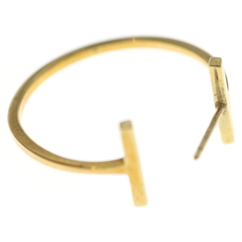 TIFFANY & Co.(ティファニー) Tフープ ピアス イエローゴールド K18YG