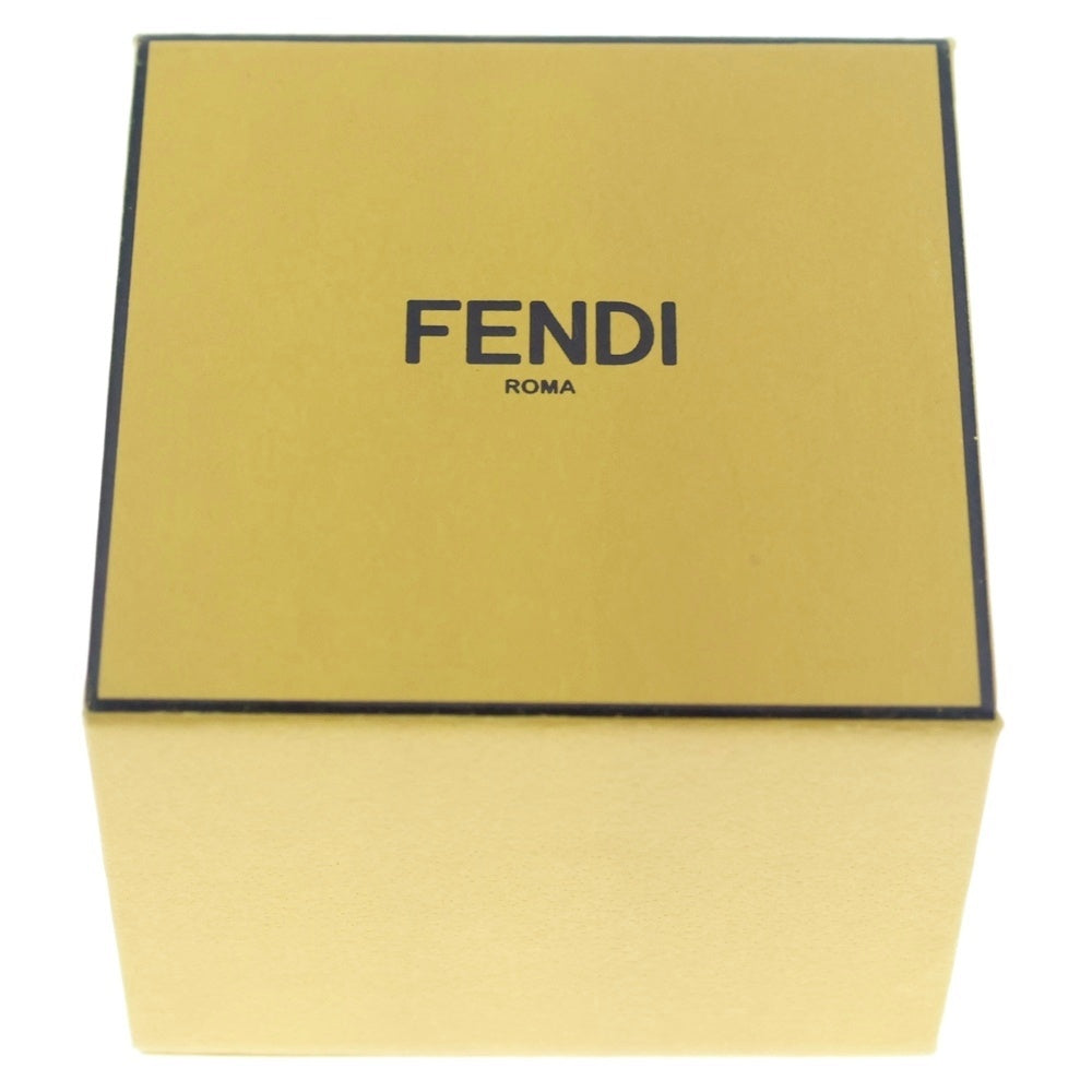 FENDI(フェンディ) オーロック クリスタルピアス ラインストーン シルバー レディース