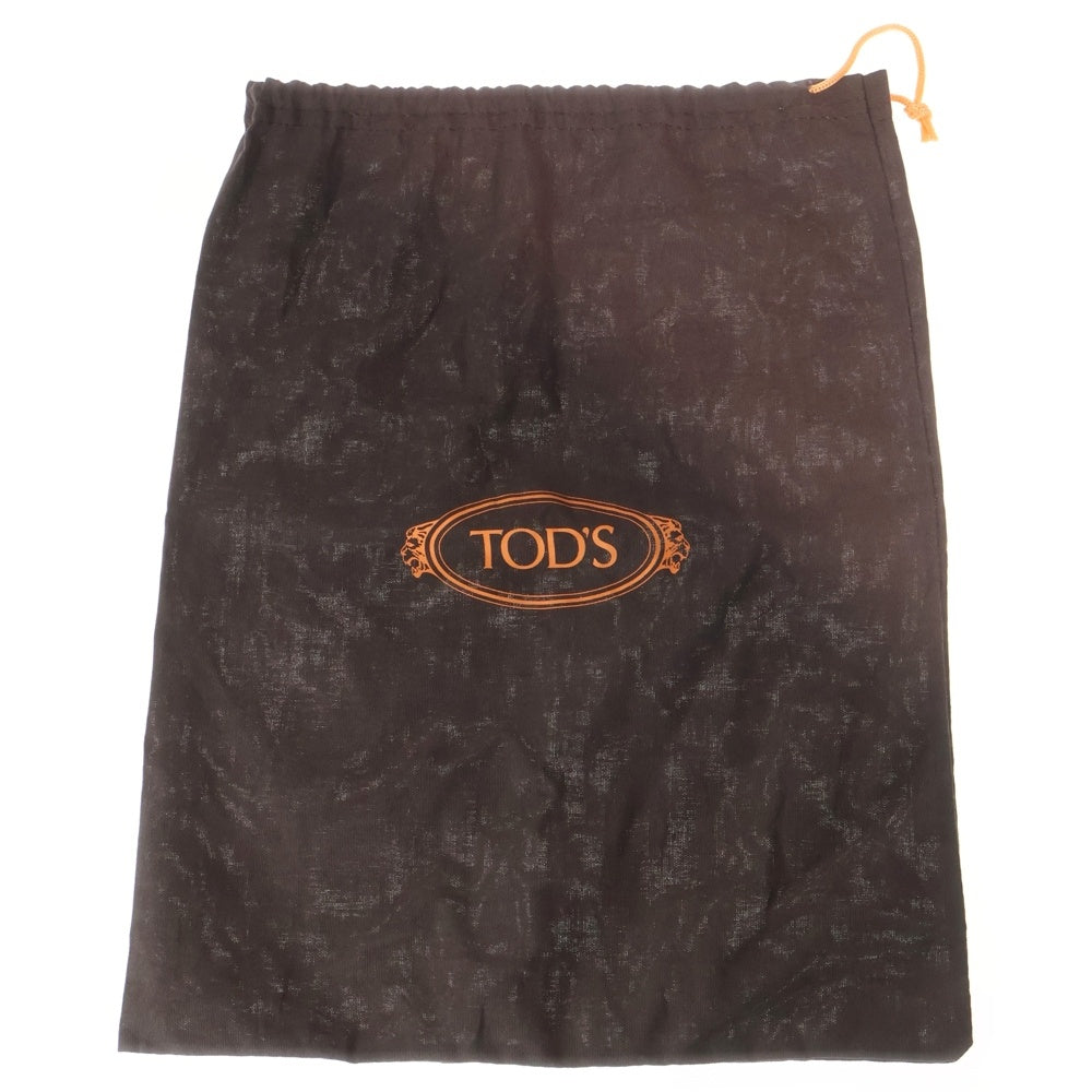 TOD'S(トッズ) ケイト ゴールド金具レザーローファー ブラック レディース