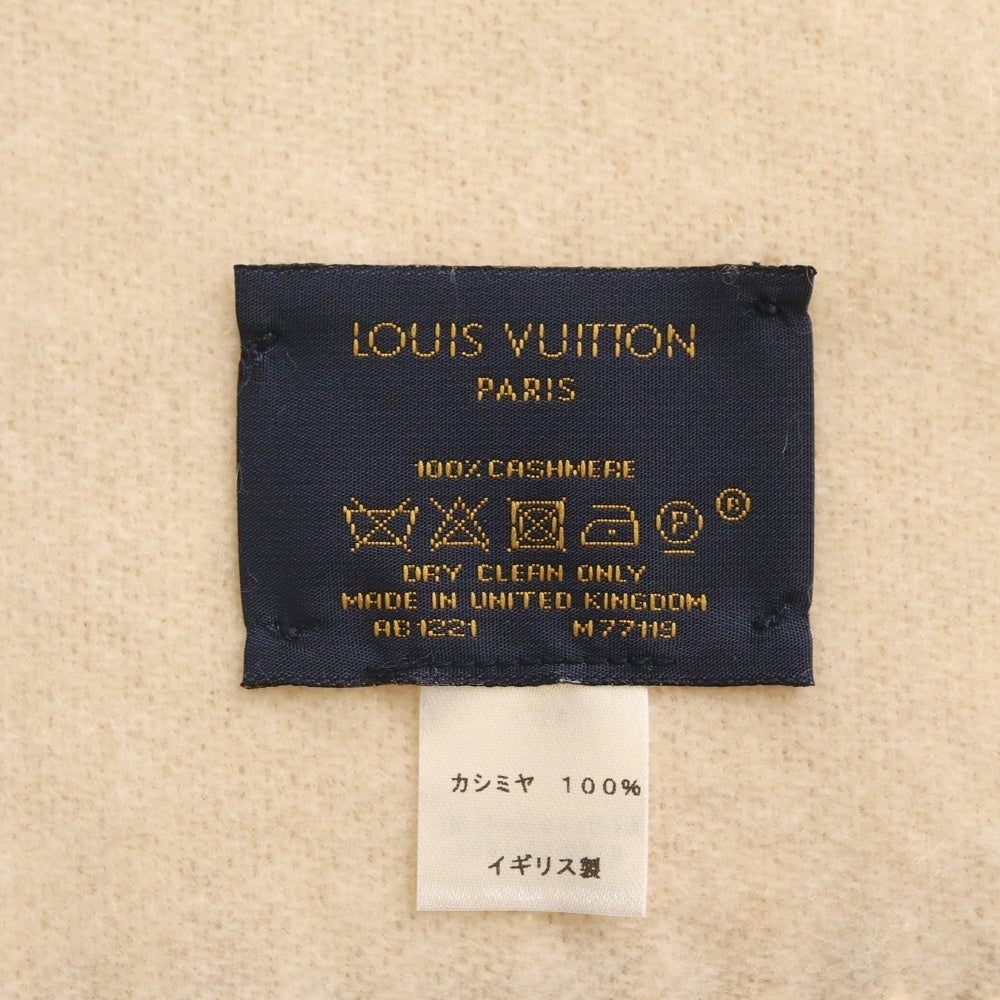 LOUIS VUITTON(ルイヴィトン) エシャルプ モノグラム スプリット フリンジ マフラー ベージュ M77119 レディース