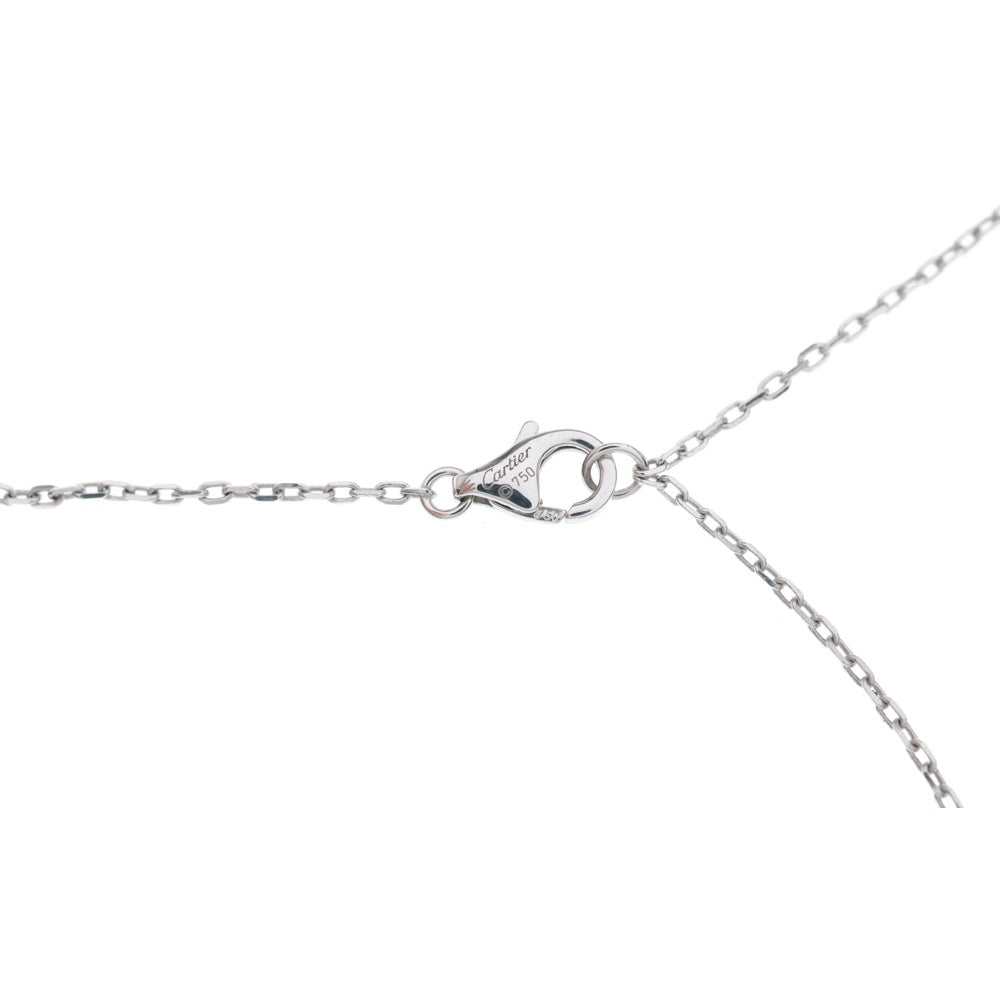 Cartier(カルティエ) ハートモチーフ 3Pダイヤ ネックレス ペンダント チェーン ホワイトゴールド K18WG PY8108