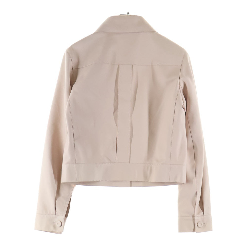 HERMES(エルメス) ラムスキン レザー トラッカージャケット ピンク レディース