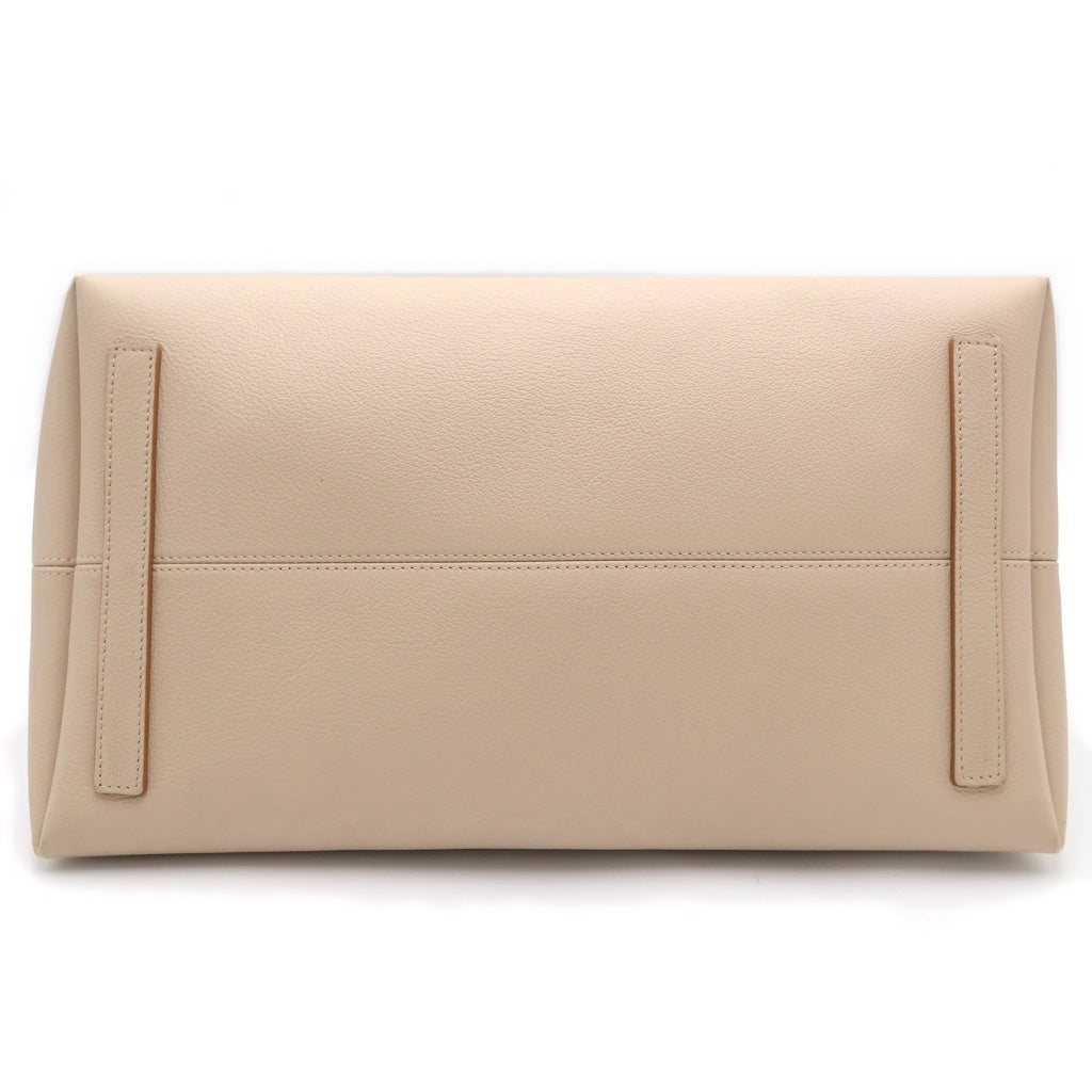 BURBERRY(バーバリー) ミニロゴ レザートートバッグ ベージュ レディース