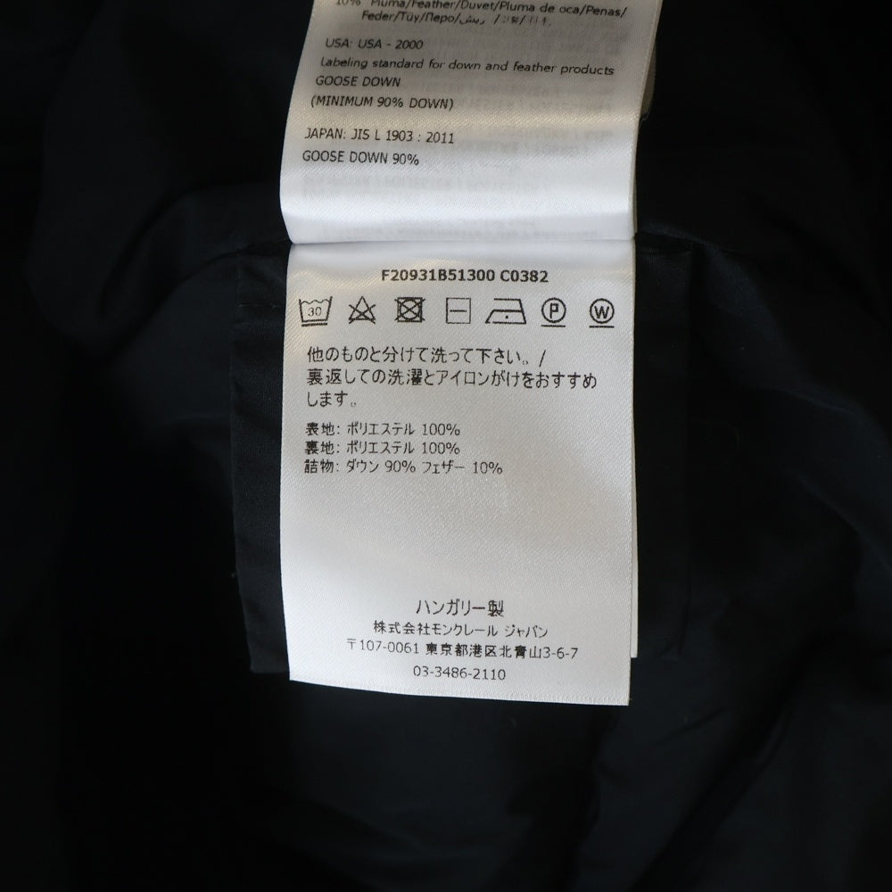 MONCLER(モンクレール) ダウンジャケット ブラック 1 F20931B51300 C0382 17786456QAJU レディース