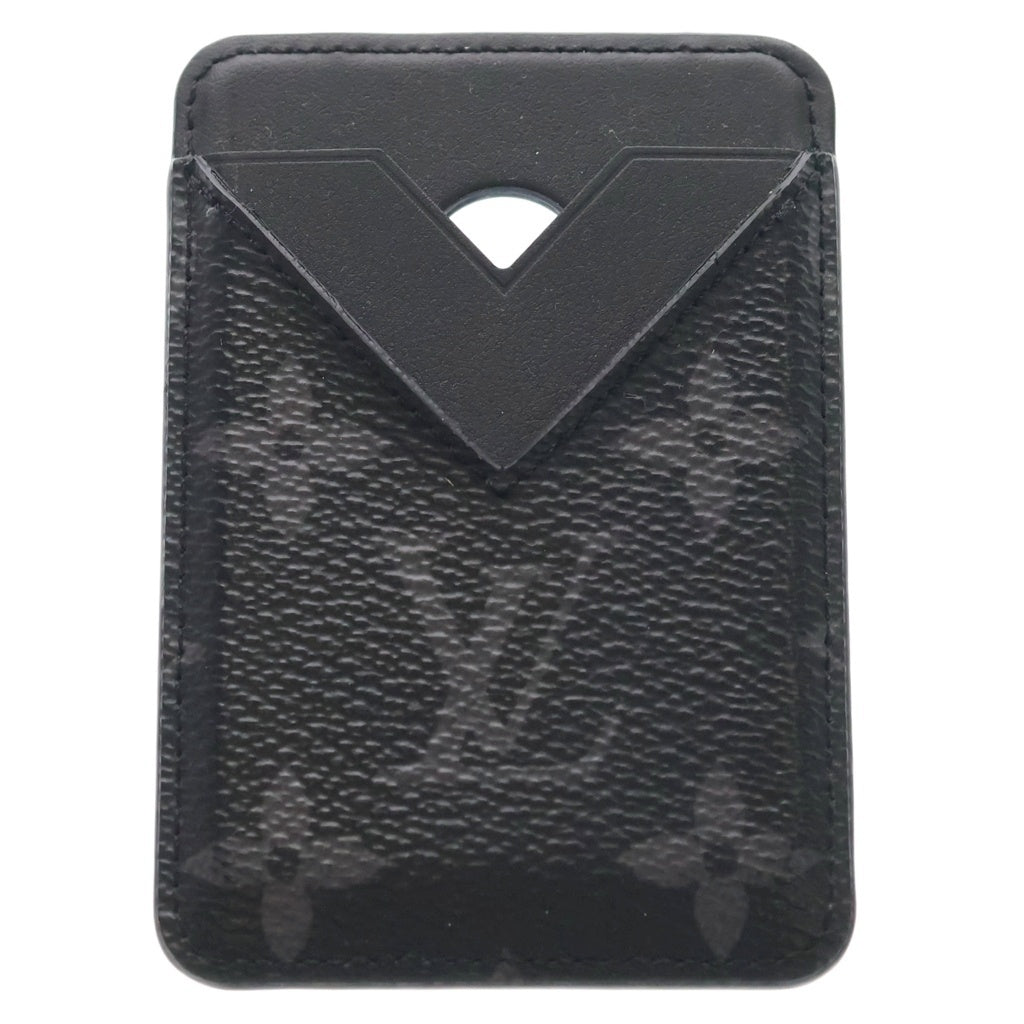 LOUIS VUITTON(ルイヴィトン) モノグラムエクリプス ポルトカルトマグネット カードケース ブラック レザー×PVC M12602 レディース