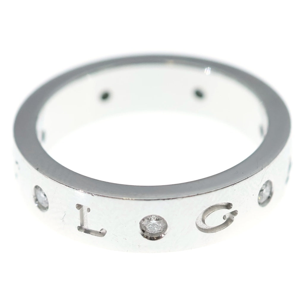 BVLGARI(ブルガリ) ローマンソルベ ダイヤリング Au750 K18 WG ホワイトゴールド 指輪