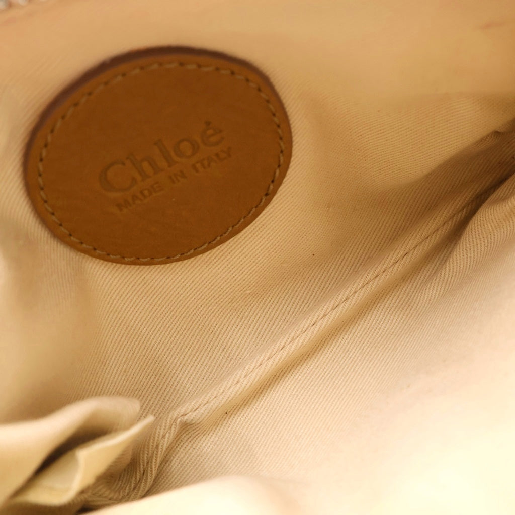Chloe(クロエ) パディントン ミニ ショルダーバッグ ブラウン レザー ゴールド金具 レディース