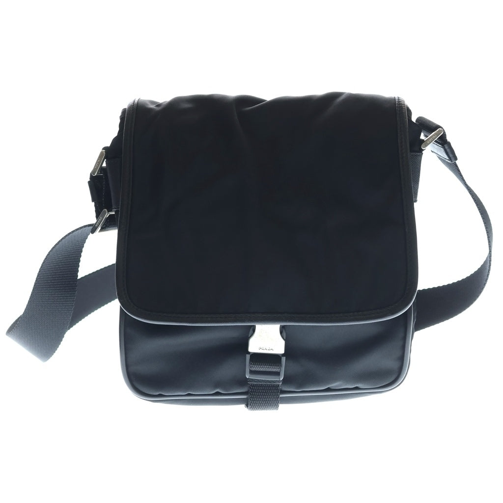 PRADA(プラダ) ショルダーバッグ ミニバッグ ブラック ナイロン V167 シルバー金具