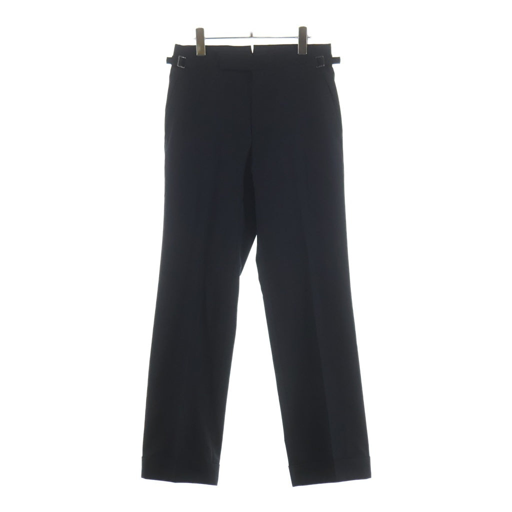 TOM FORD(トムフォード) 3ピース セットアップスーツ ピークドラペル 2B テーラードジャケット ベスト スラックスパンツ ブラック