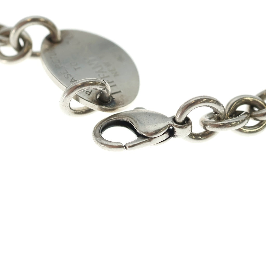 TIFFANY & Co.(ティファニー) リターントゥティファニー オーバルタグ チェーンネックレス ペンダント シルバー Ag925