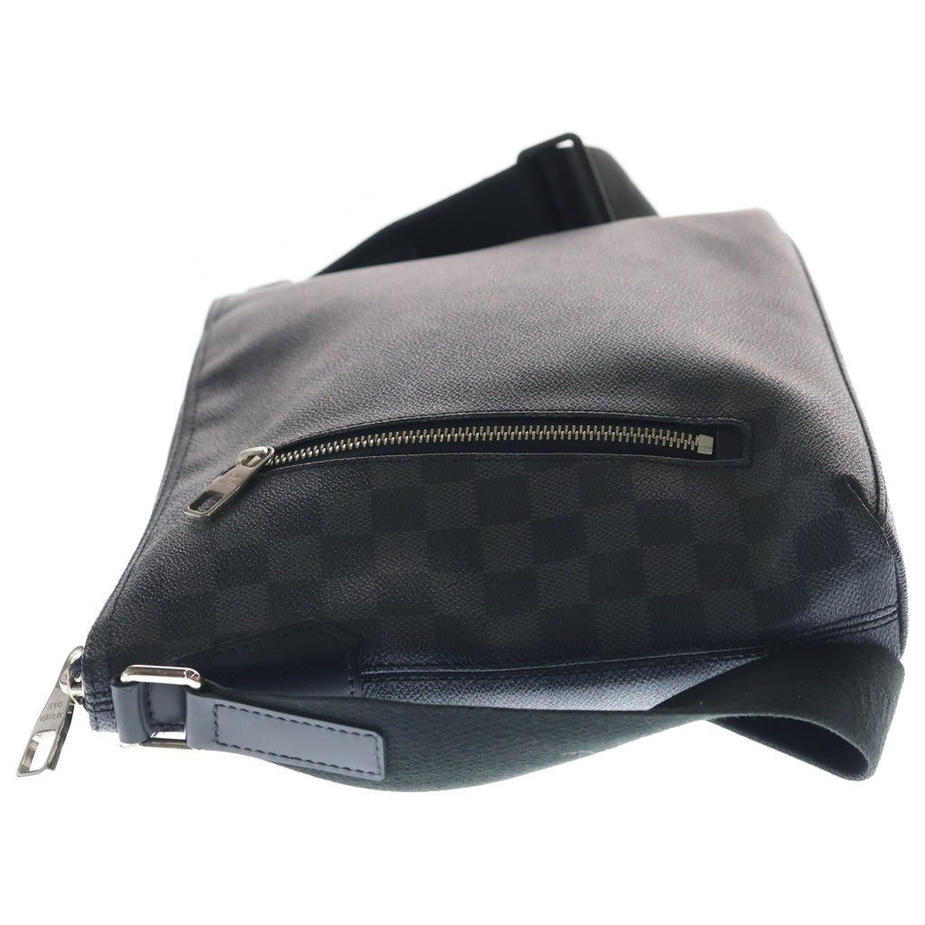 LOUIS VUITTON(ルイヴィトン) ダミエグラフィット ミックPM ショルダーバッグ ブラック レザー×PVC N41211 シルバー金具 レディース