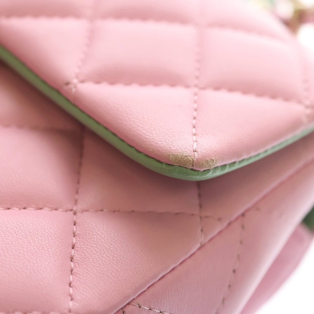 CHANEL(シャネル) トップハンドル ミニフラップバック チェーン