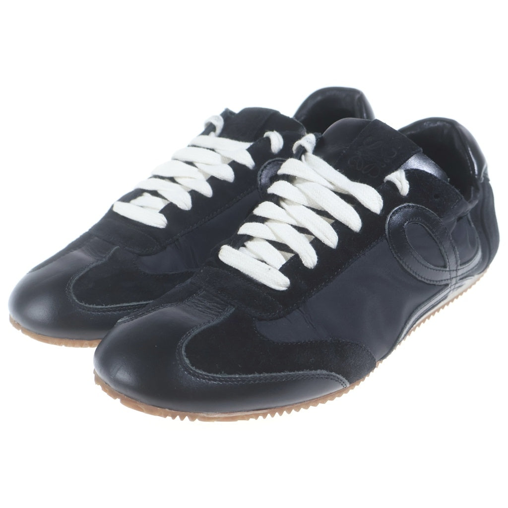 LOEWE(ロエベ) バレエランナー レザー スエード ローカット スニーカー シューズ #41 ブラック