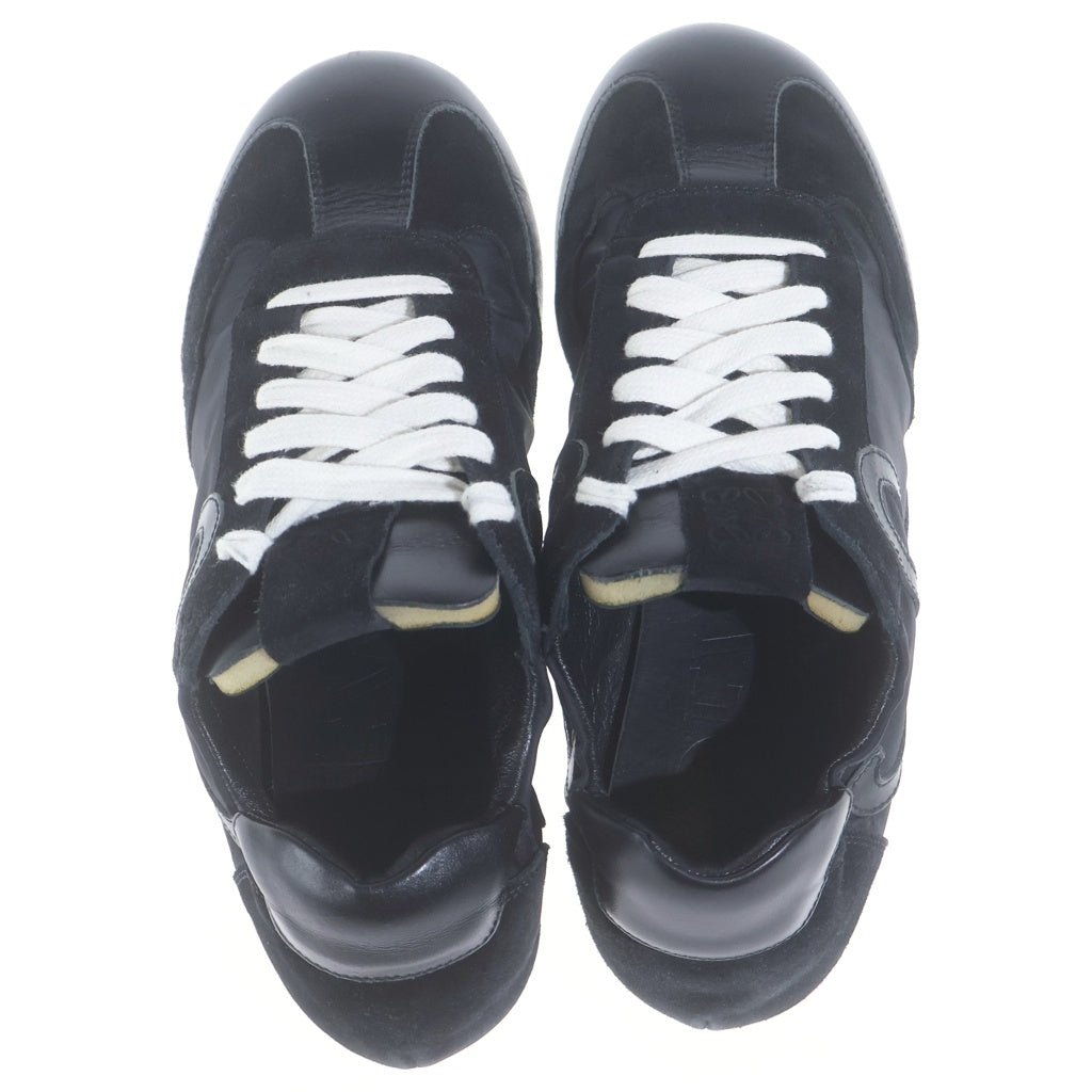 LOEWE(ロエベ) バレエランナー レザー スエード ローカット スニーカー シューズ #41 ブラック