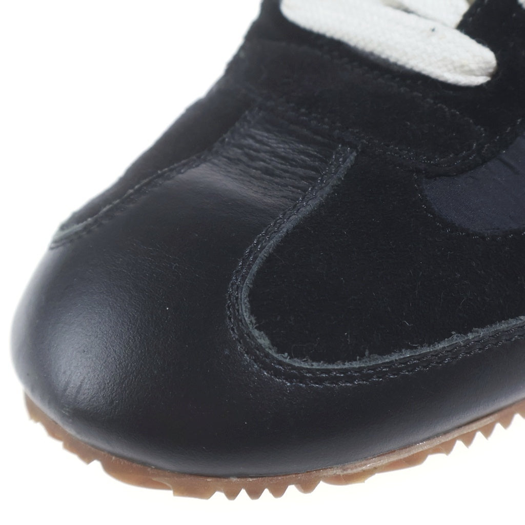 LOEWE(ロエベ) バレエランナー レザー スエード ローカット スニーカー シューズ #41 ブラック