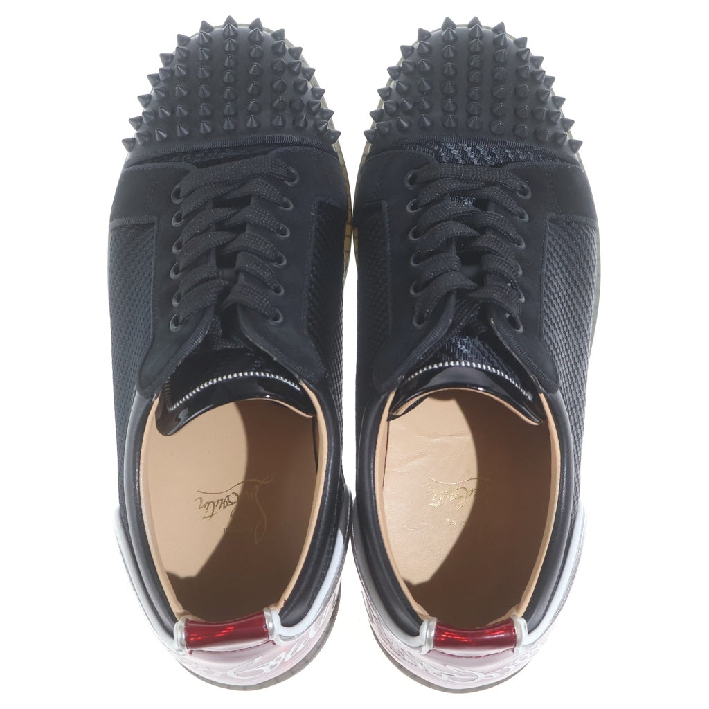 CHRISTIAN LOUBOUTIN(クリスチャンルブタン) スタッズ ローカットスニーカー ブラック #41