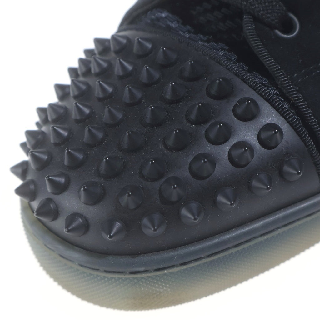CHRISTIAN LOUBOUTIN(クリスチャンルブタン) スタッズ ローカットスニーカー ブラック #41