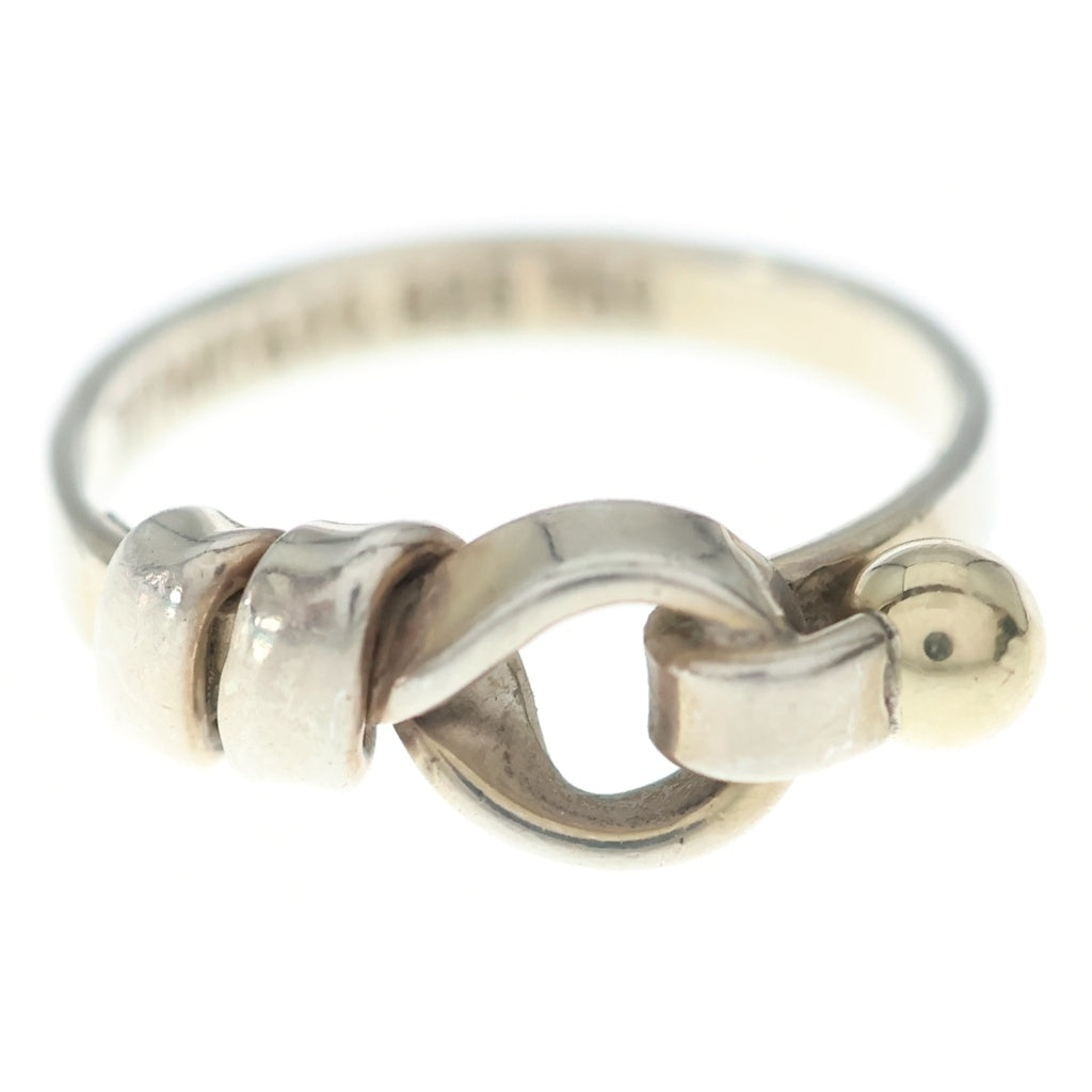 TIFFANY & Co.(ティファニー) ラブノット リング シルバー×イエローゴールド Au750YG/Ag925 #12 レディース