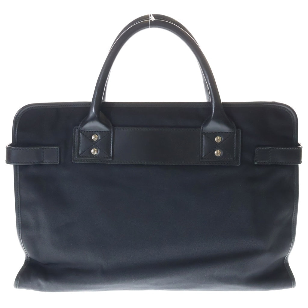 GUCCI(グッチ) トートバッグ ハンドバッグ ブラック キャンバス×レザー 246410 シルバー金具 レディース