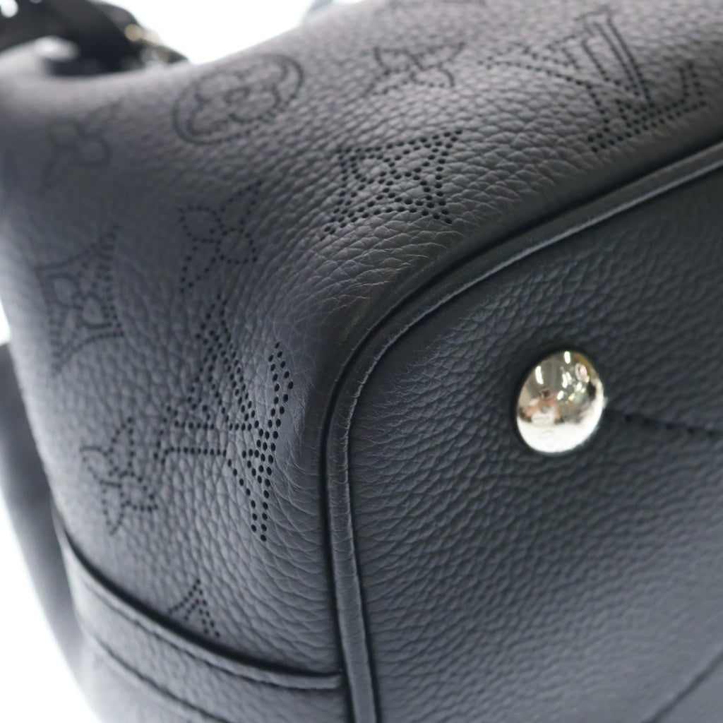 LOUIS VUITTON(ルイヴィトン) マヒナ ブロッサムPM 2WAYハンドバッグ ショルダーバッグ ブラック ノワール レザー M21848 シルバー金具 レディース