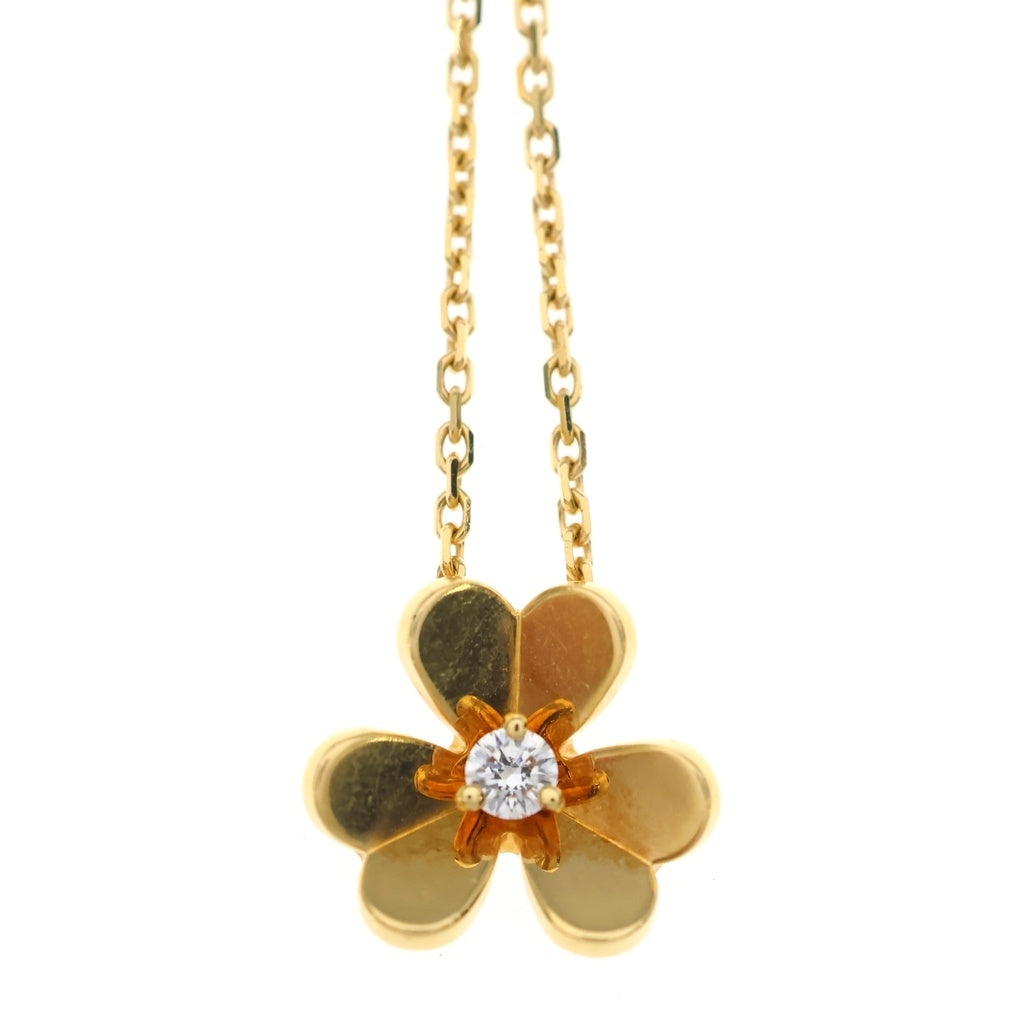 Van Cleef & Arpels(ヴァンクリーフアンドアーペル) フリヴォル ミニ 1PD ダイヤ Au750 K18YG ネックレス イエローゴールド VCARP0J100 レディース