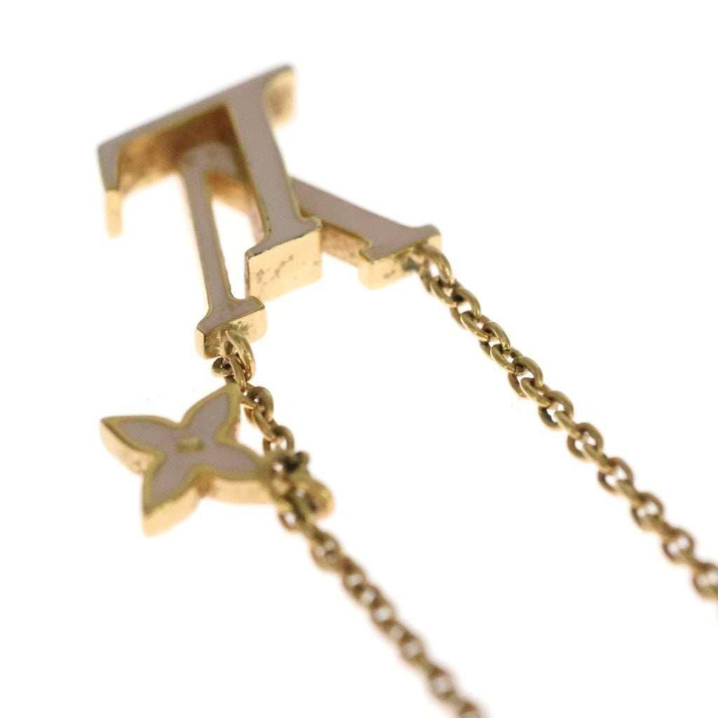 LOUIS VUITTON(ルイヴィトン) LVアイコニック エナメル ネックレス ペンダント チェーン ゴールド GP M01215 レディース
