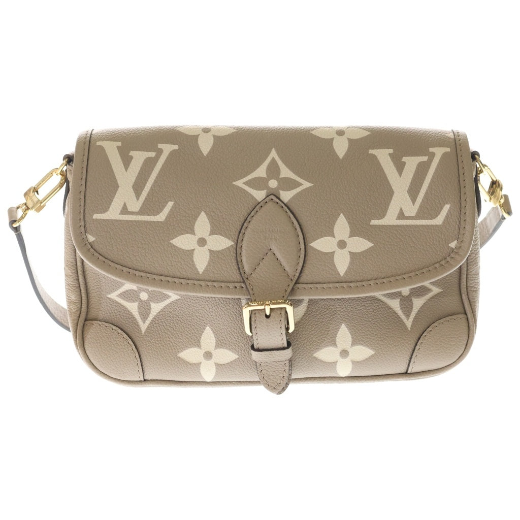 LOUIS VUITTON(ルイヴィトン) モノグラム アンプラント ディアヌ クレーム レザー ショルダーバッグ ベージュ M46583 レディース