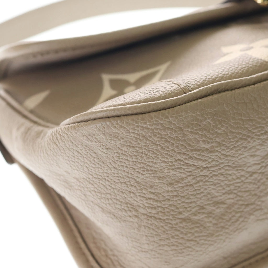 LOUIS VUITTON(ルイヴィトン) モノグラム アンプラント ディアヌ クレーム レザー ショルダーバッグ ベージュ M46583 レディース