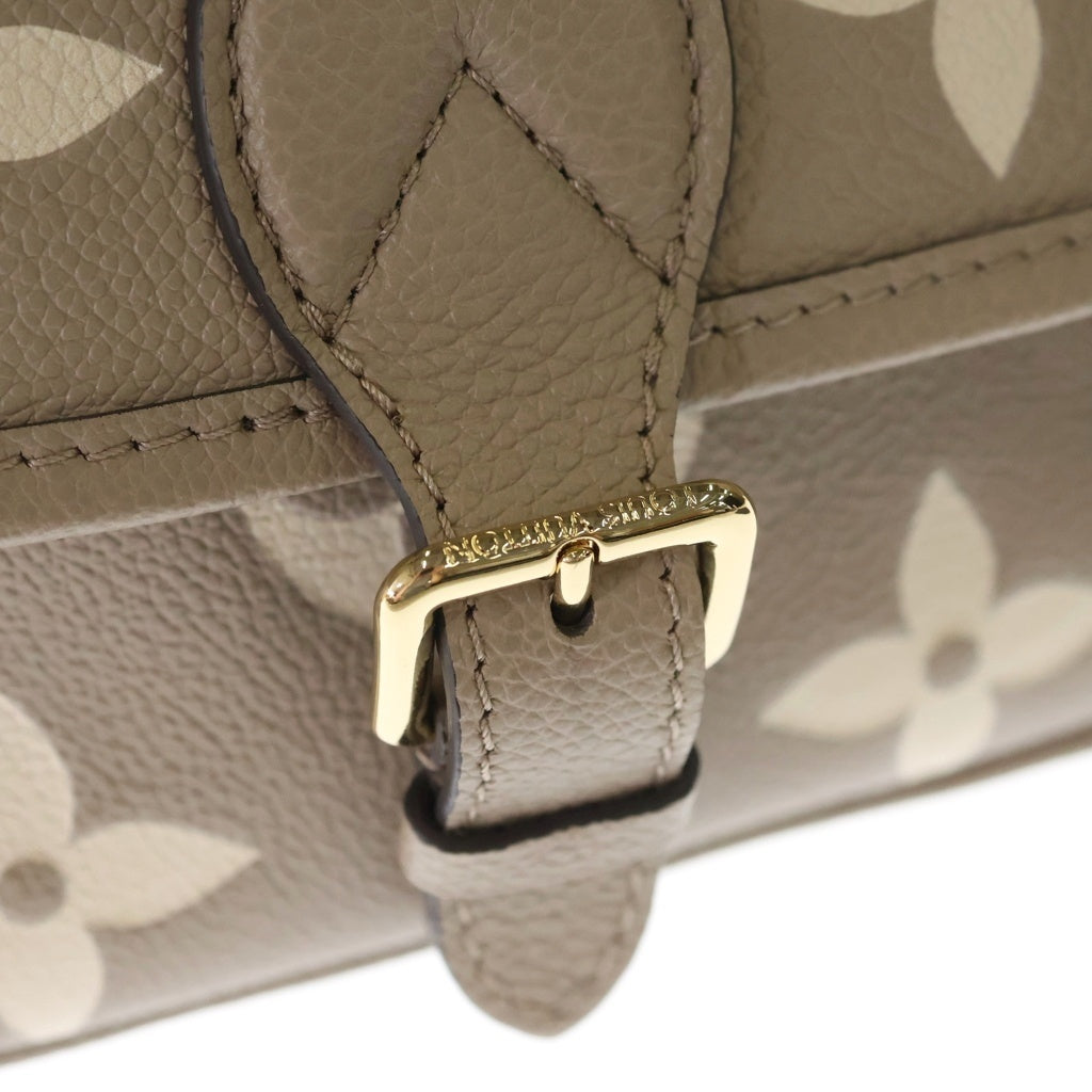 LOUIS VUITTON(ルイヴィトン) モノグラム アンプラント ディアヌ クレーム レザー ショルダーバッグ ベージュ M46583 レディース