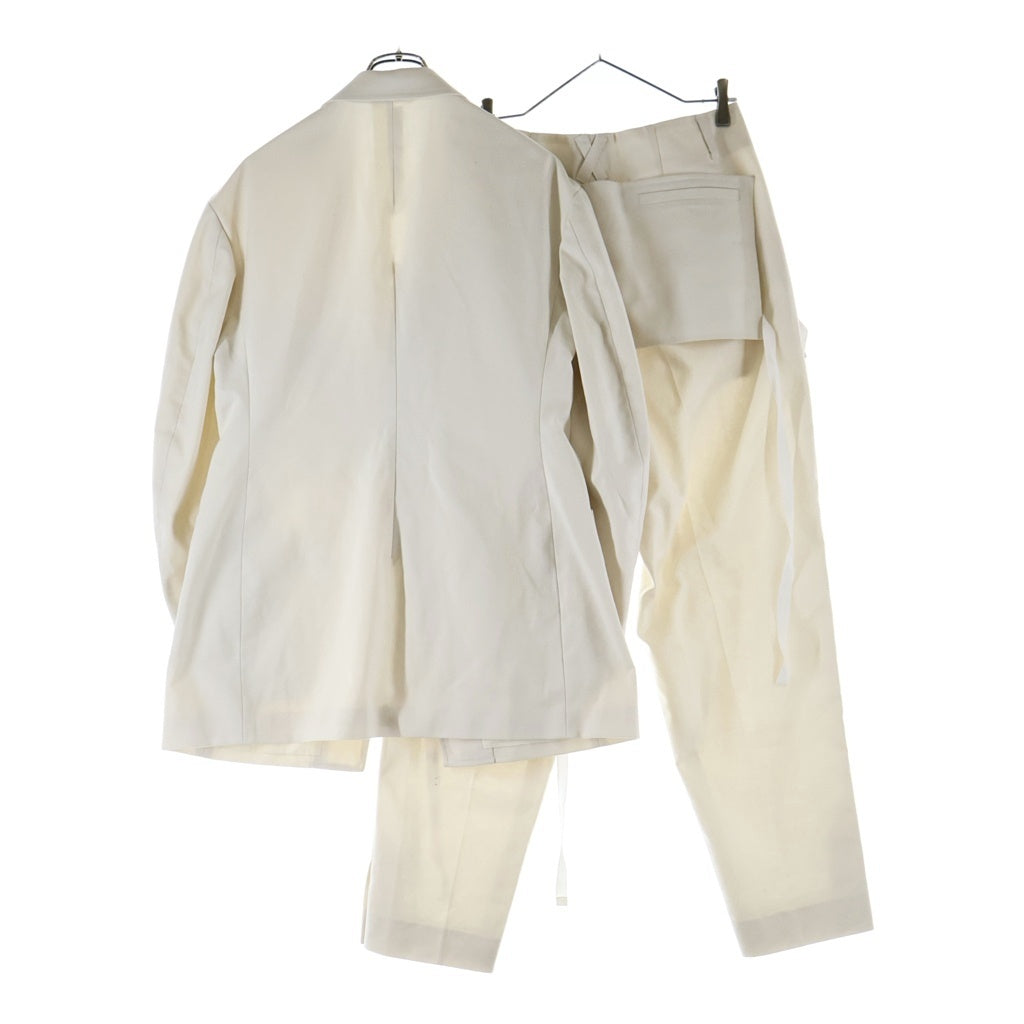 NO BRAND(ノーブランド) HOPSACK NEW JACKET ホップサック ニュー ジャケット ポリエステル×コットン テーラードジャケットトラウザーズパンツ セットアップ TC-107-A P-114