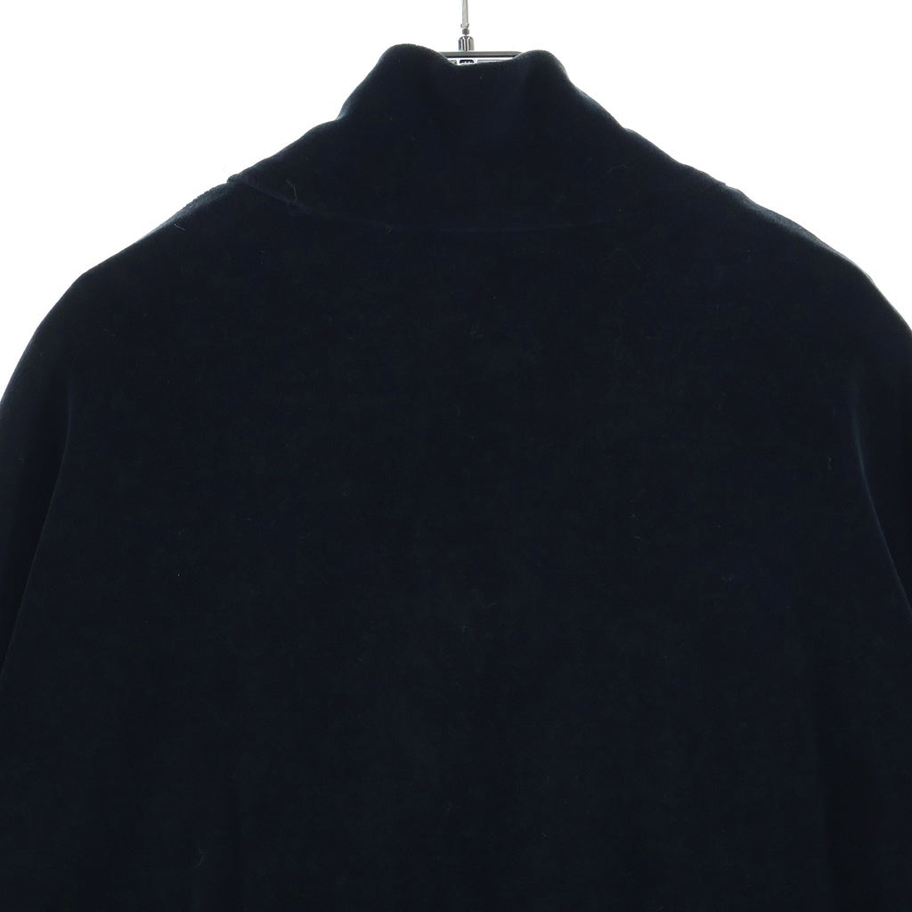 GUCCI(グッチ) 20SS フロントロゴ シャニエールジャケット コットン ベロア ジップアップ ブルゾン #L ブラック 595533 XJBTD