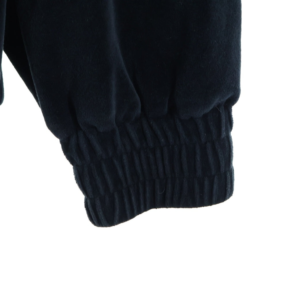 GUCCI(グッチ) 20SS フロントロゴ シャニエールジャケット コットン ベロア ジップアップ ブルゾン #L ブラック 595533 XJBTD