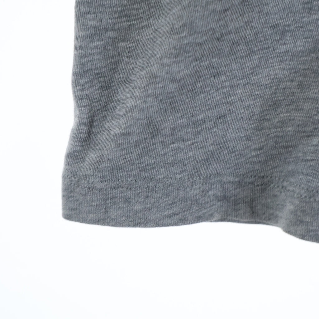 LOEWE(ロエベ) アナグラム 刺繍 コットン 半袖 Tシャツ カットソー #M グレー 1727170