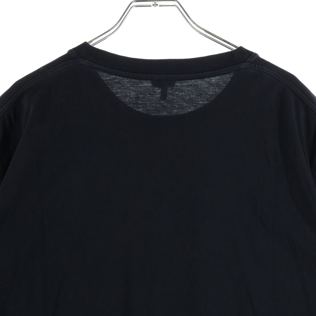 LOEWE(ロエベ) アナグラム ロゴ 刺繍 コットン 半袖 Tシャツ カットソー #M ブラック 1727170