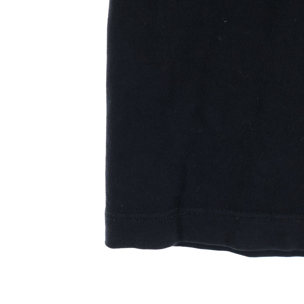 LOEWE(ロエベ) アナグラム ロゴ 刺繍 コットン 半袖 Tシャツ カットソー #M ブラック 1727170