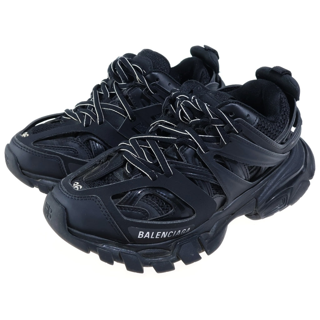 BALENCIAGA(バレンシアガ) トラック スニーカー ブラック メッシュ×レザー 542436 レディース