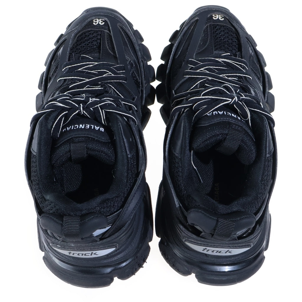 BALENCIAGA(バレンシアガ) トラック スニーカー ブラック メッシュ×レザー 542436 レディース
