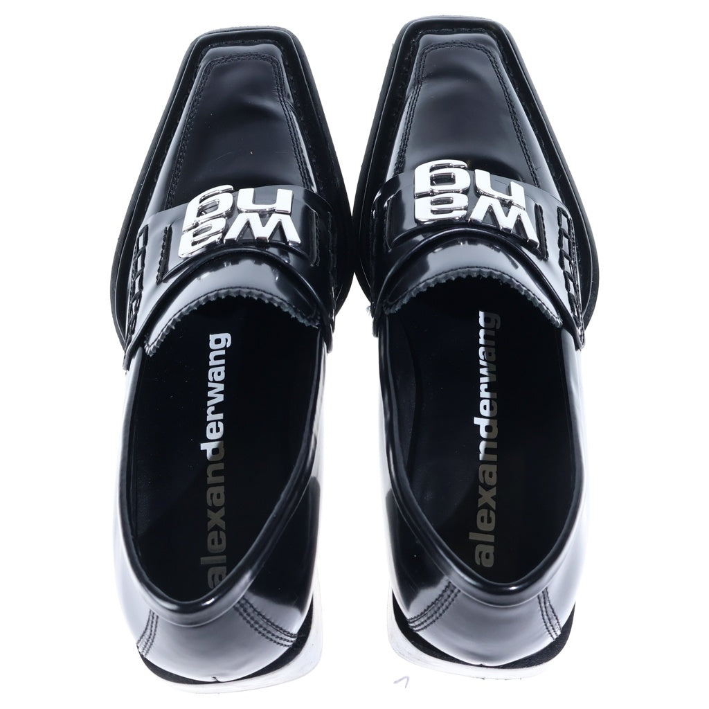 ALEXANDER WANG(アレキサンダーワン) Wangローファー ブラック レザー レディース