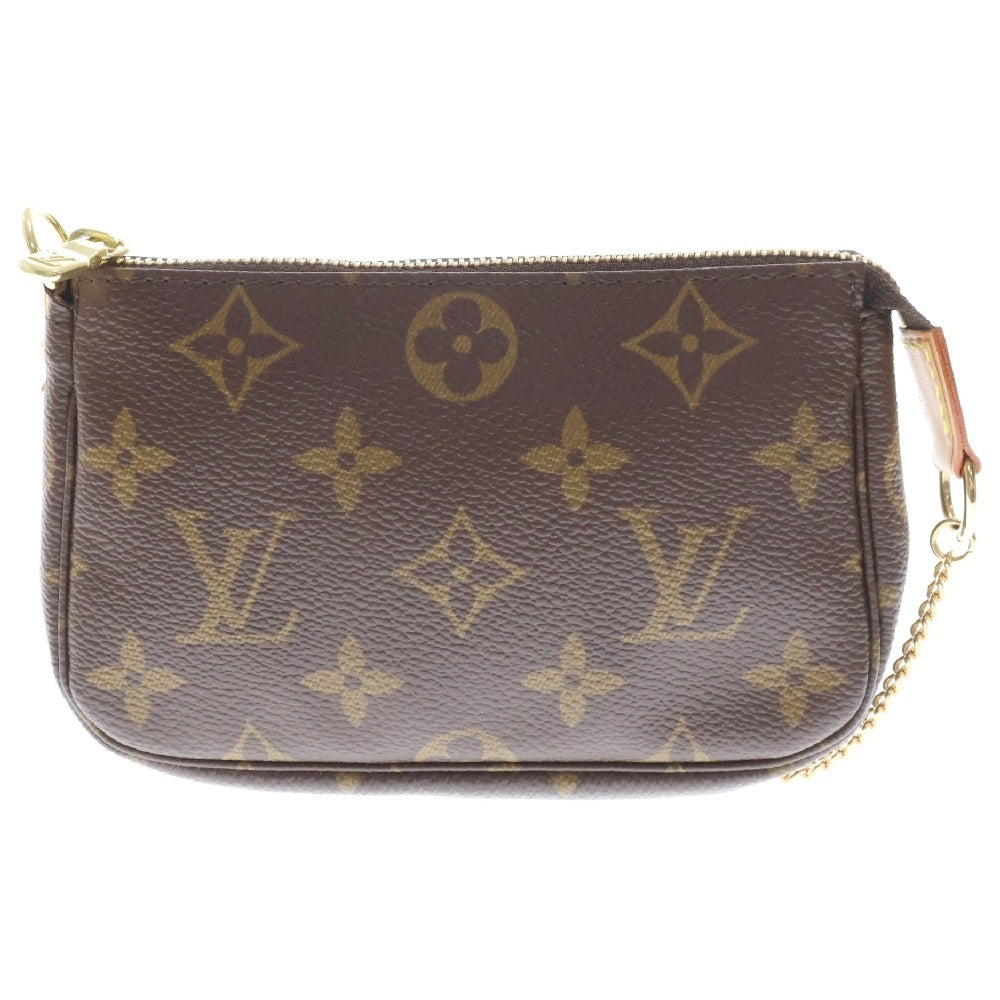 LOUIS VUITTON(ルイヴィトン) モノグラム ミニポシェットアクセソワール M58009 ポーチ ミニバッグ ブラウン PVC