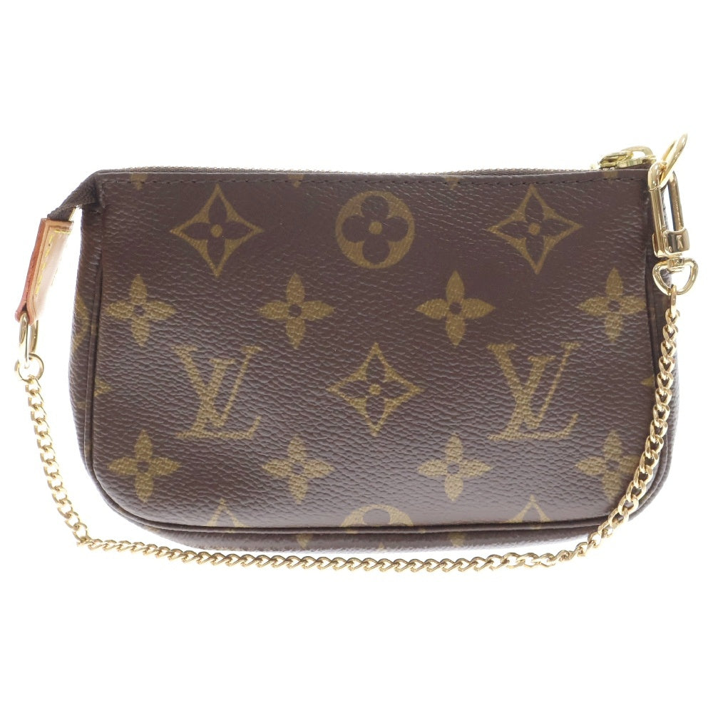 LOUIS VUITTON(ルイヴィトン) モノグラム ミニポシェットアクセソワール M58009 ポーチ ミニバッグ ブラウン PVC
