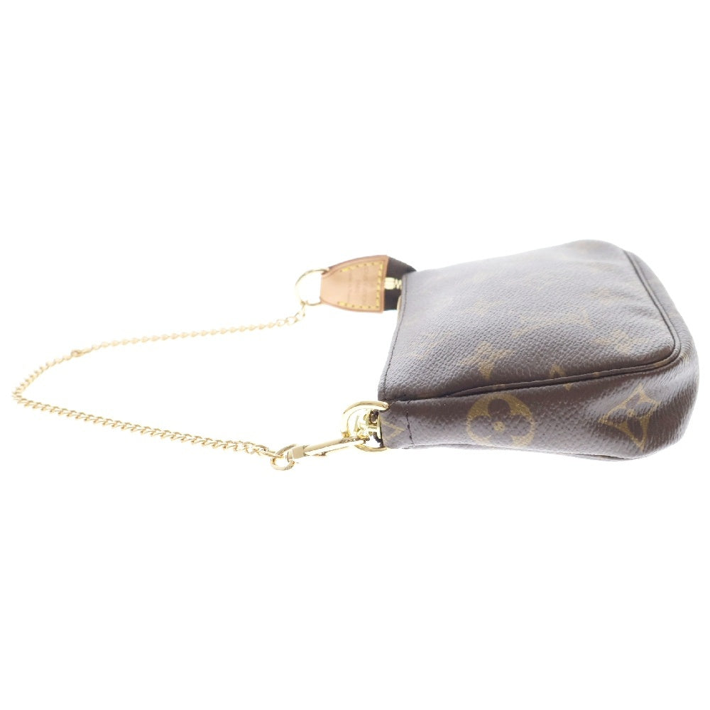 LOUIS VUITTON(ルイヴィトン) モノグラム ミニポシェットアクセソワール M58009 ポーチ ミニバッグ ブラウン PVC