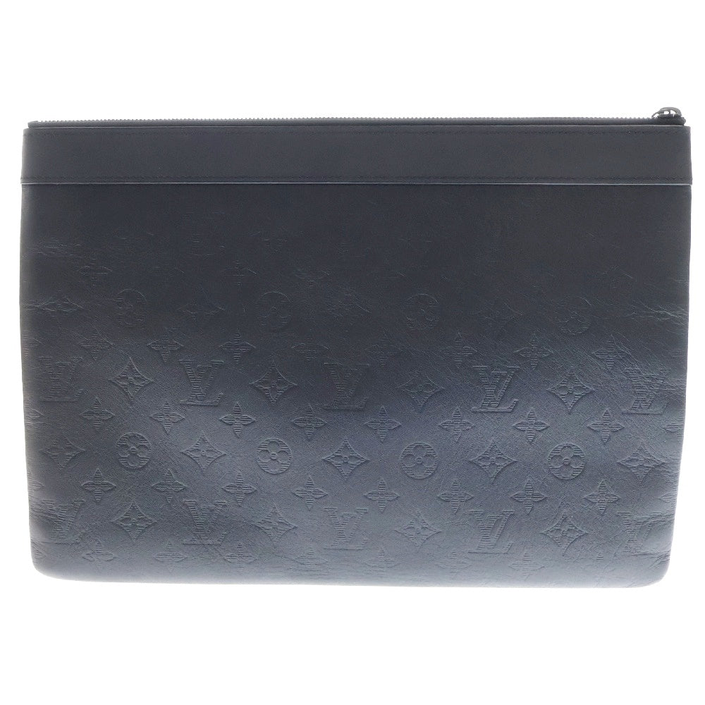LOUIS VUITTON(ルイヴィトン) モノグラムシャドウ ポシェットディスカバリーGM ノワール M62903 クラッチバッグ セカンドバッグ ブラック レザー