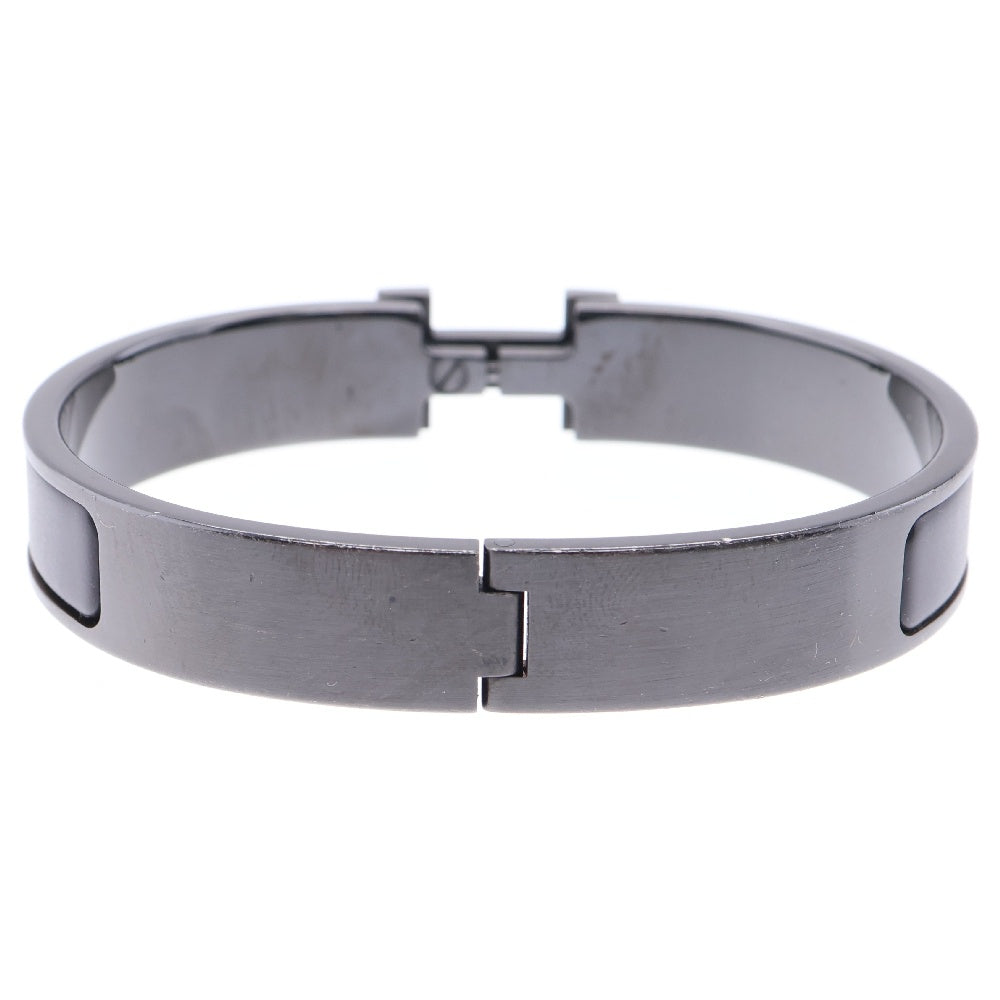 HERMES(エルメス) クリックH バングル ソーブラック メタル ブレスレット クリック クラック